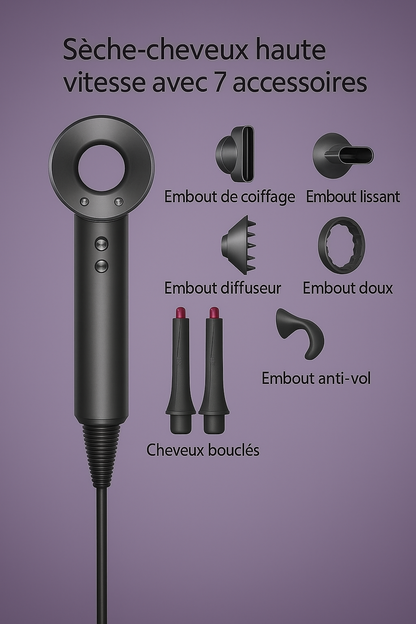 Sèche-Cheveux Ionique 5 en 1 Pro