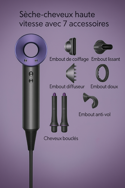 Sèche-Cheveux Ionique 5 en 1 Pro